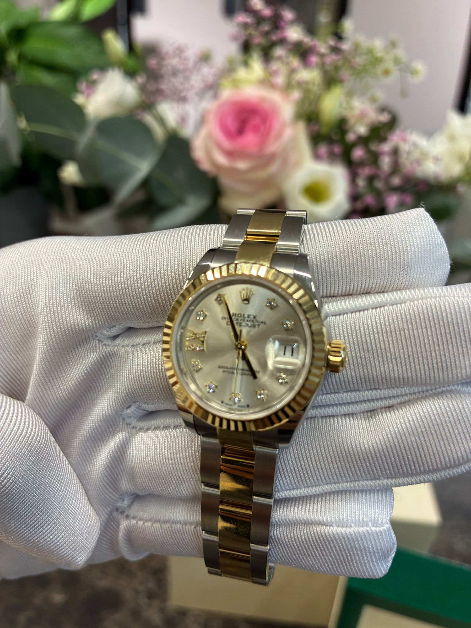 Rolex Lady-Datejust 279173G Silver Star Oyster 2025