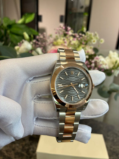 Rolex Datejust 41 126301 Grey Fluted Oyster 2024