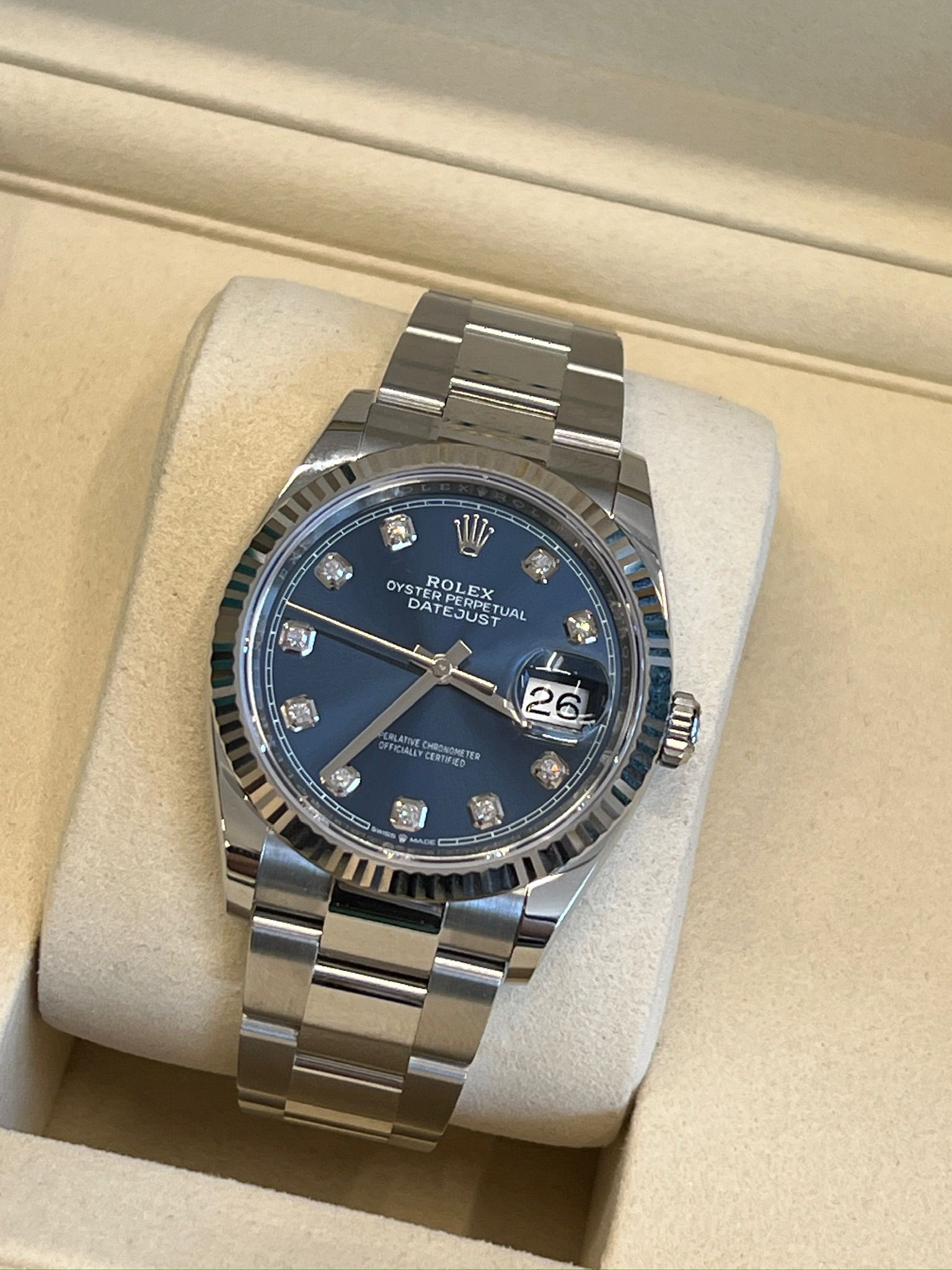 Rolex Datejust 36 126234G BLUE OYS