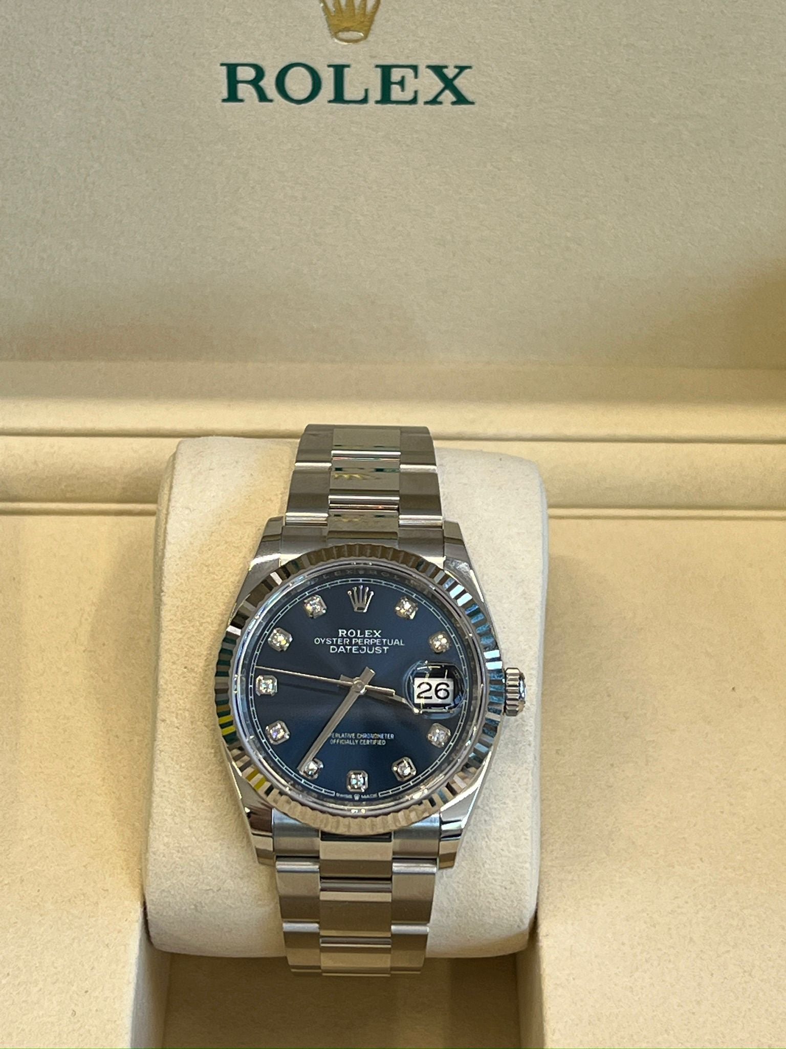 Rolex Datejust 36 126234G BLUE OYS