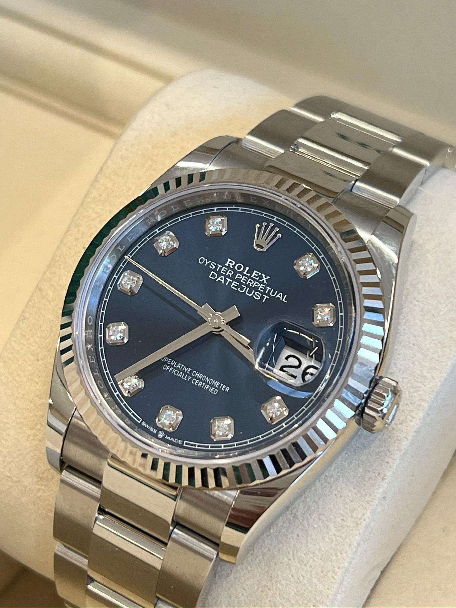Rolex Datejust 36 126234G BLUE OYS