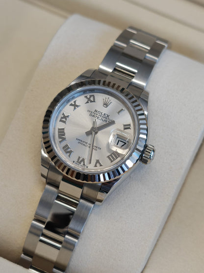 Rolex Lady-Datejust 28 279174 Silver Roman Oyster