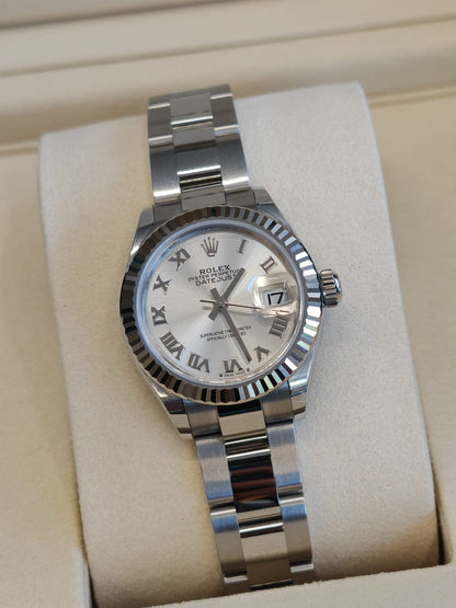 Rolex Lady-Datejust 28 279174 Silver Roman Oyster