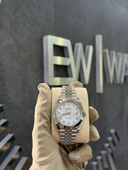 Rolex Datejust 41 126300 White Roman Jubilee 2024