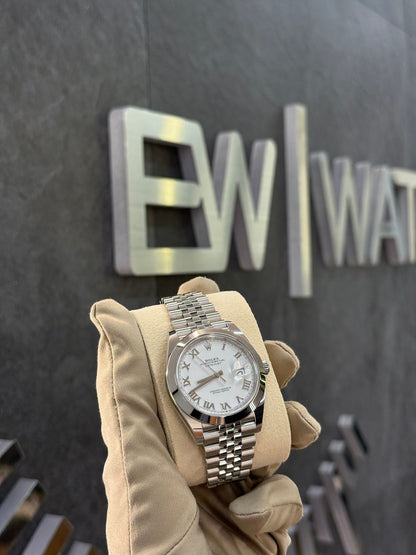 Rolex Datejust 41 126300 White Roman Jubilee 2024