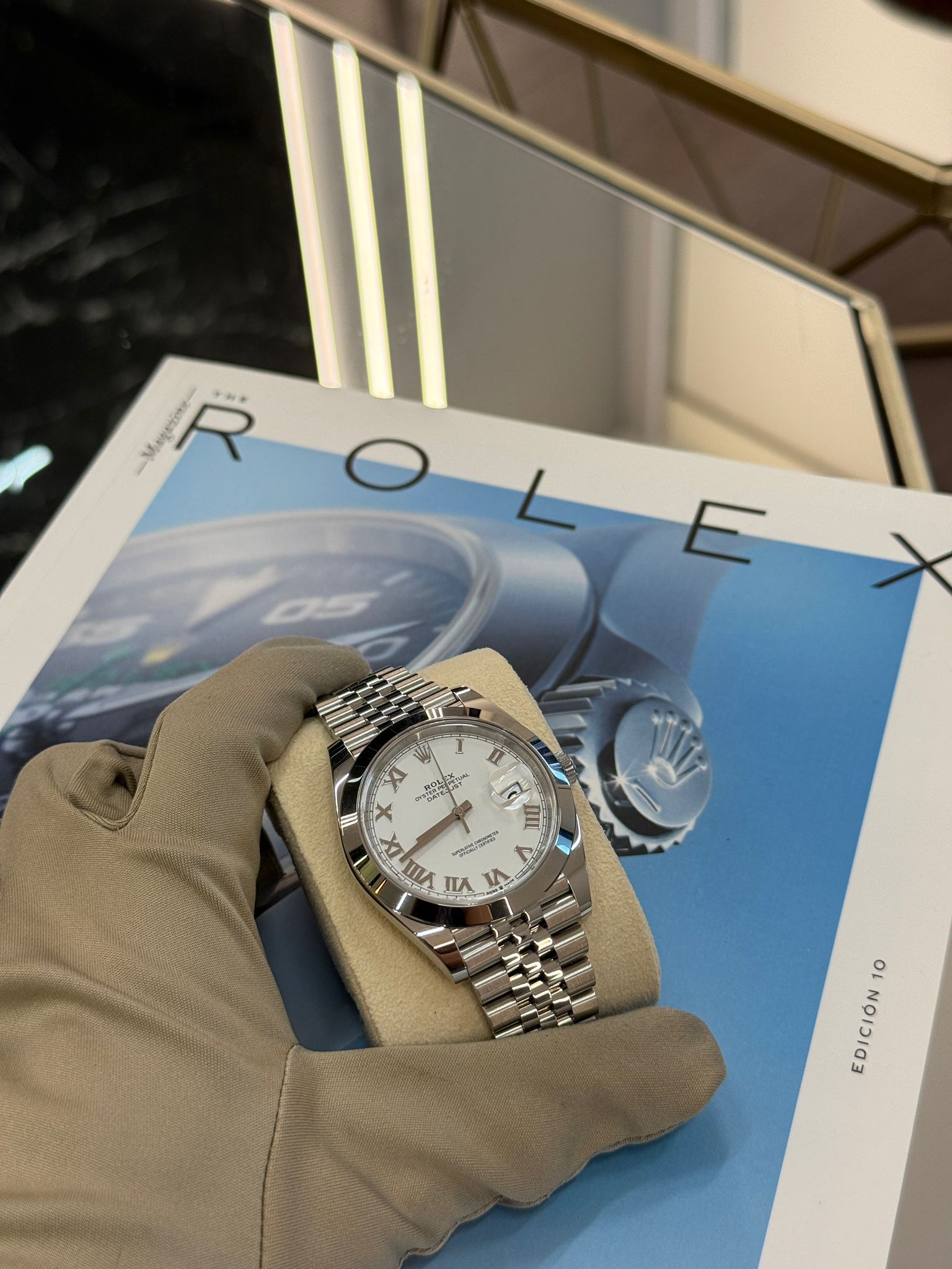 Rolex Datejust 41 126300 White Roman Jubilee 2024