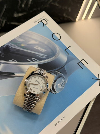 Rolex Datejust 41 126300 White Roman Jubilee 2024