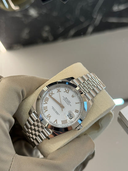 Rolex Datejust 41 126300 White Roman Jubilee 2024