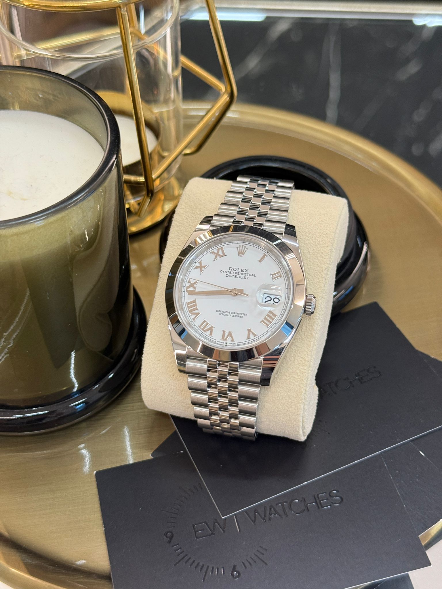 Rolex Datejust 41 126300 White Roman Jubilee 2024