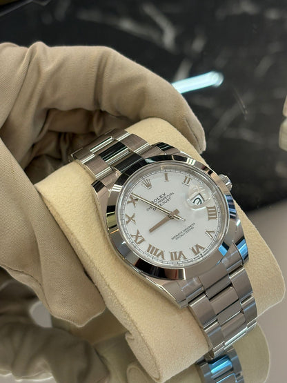 Rolex Datejust 41 126300 White Roman Oyster 2024