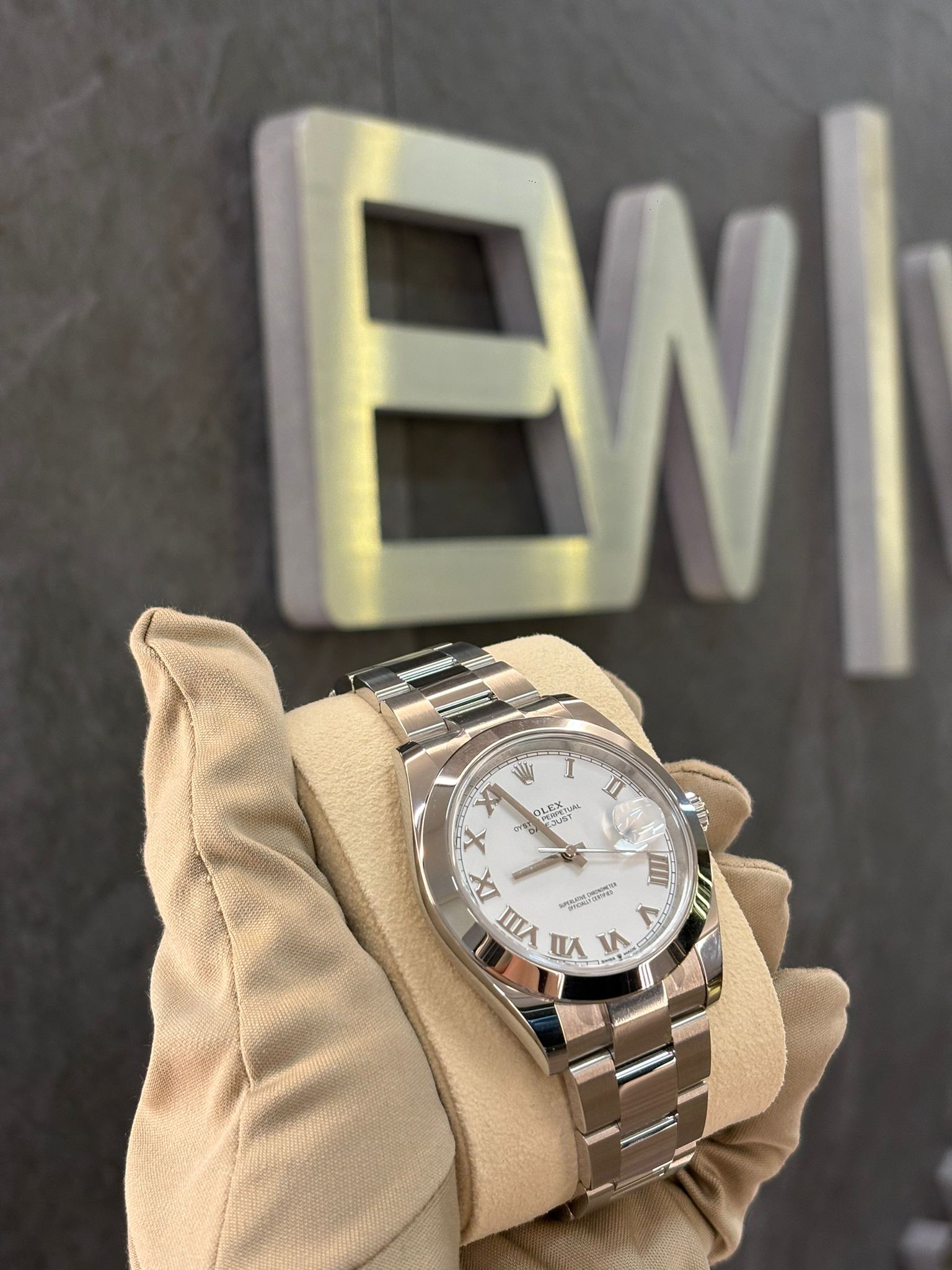 Rolex Datejust 41 126300 White Roman Oyster 2024