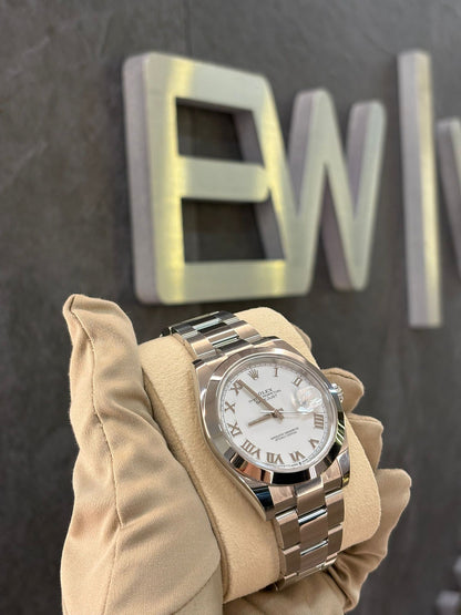Rolex Datejust 41 126300 White Roman Oyster 2024