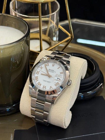 Rolex Datejust 41 126300 White Roman Oyster 2024