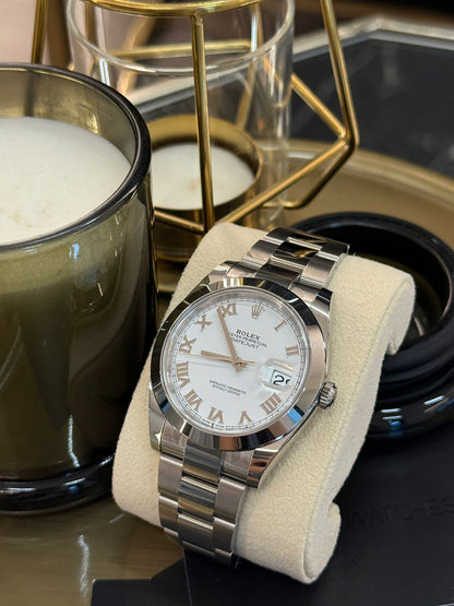 Rolex Datejust 41 126300 White Roman Oyster 2024