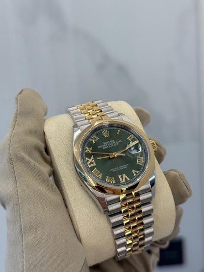 Rolex Datejust 36 126203 Green VIIX Jubilee 2025