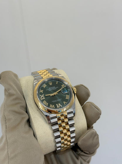 Rolex Datejust 36 126203 Green VIIX Jubilee 2025