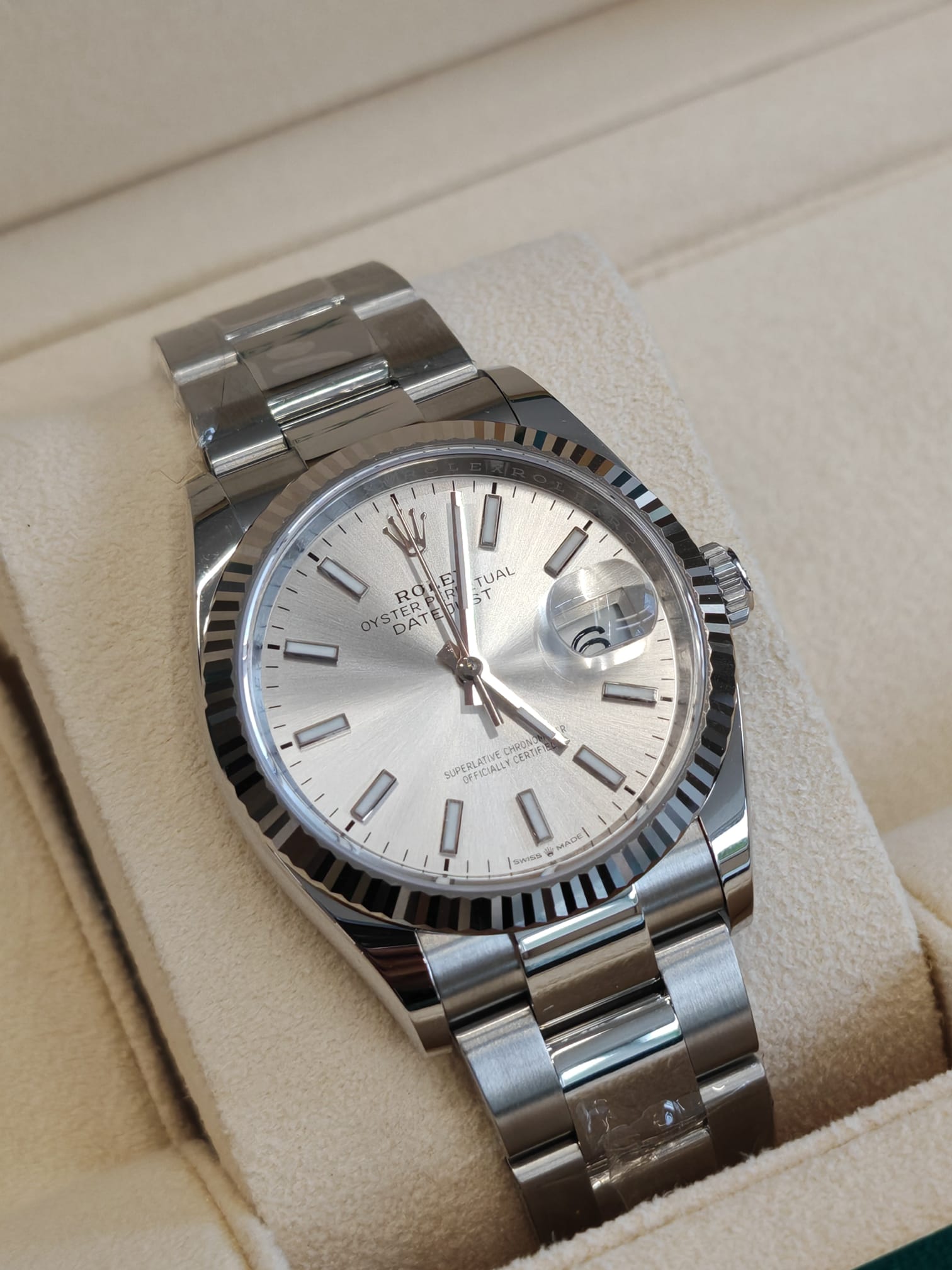 Rolex Datejust 36 126234 Silver Index Oyster 2025