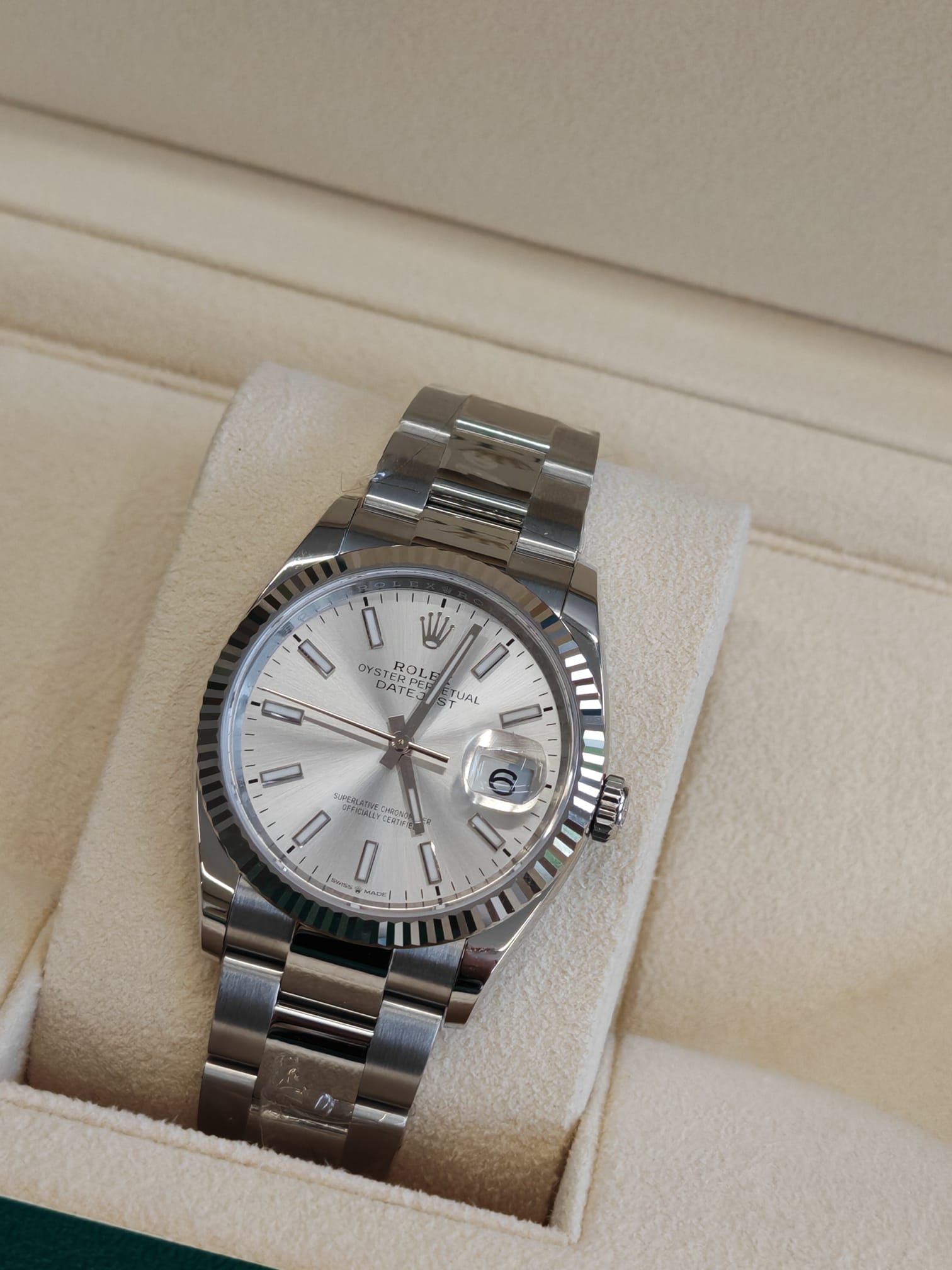 Rolex Datejust 36 126234 Silver Index Oyster 2025