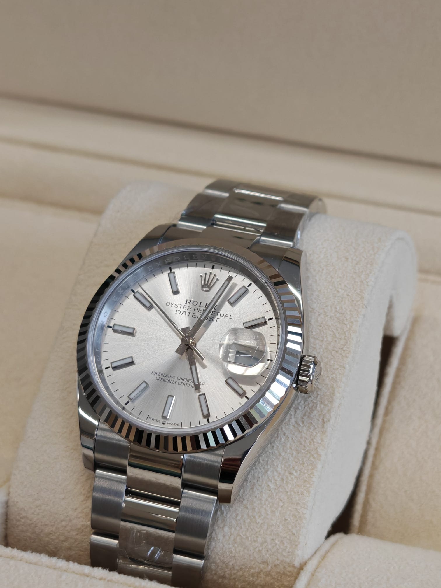 Rolex Datejust 36 126234 Silver Index Oyster 2025