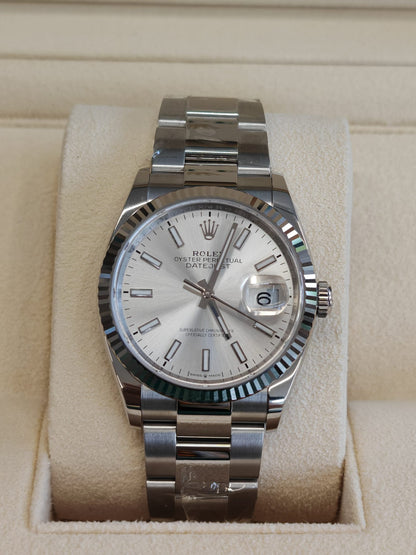 Rolex Datejust 36 126234 Silver Index Oyster 2025