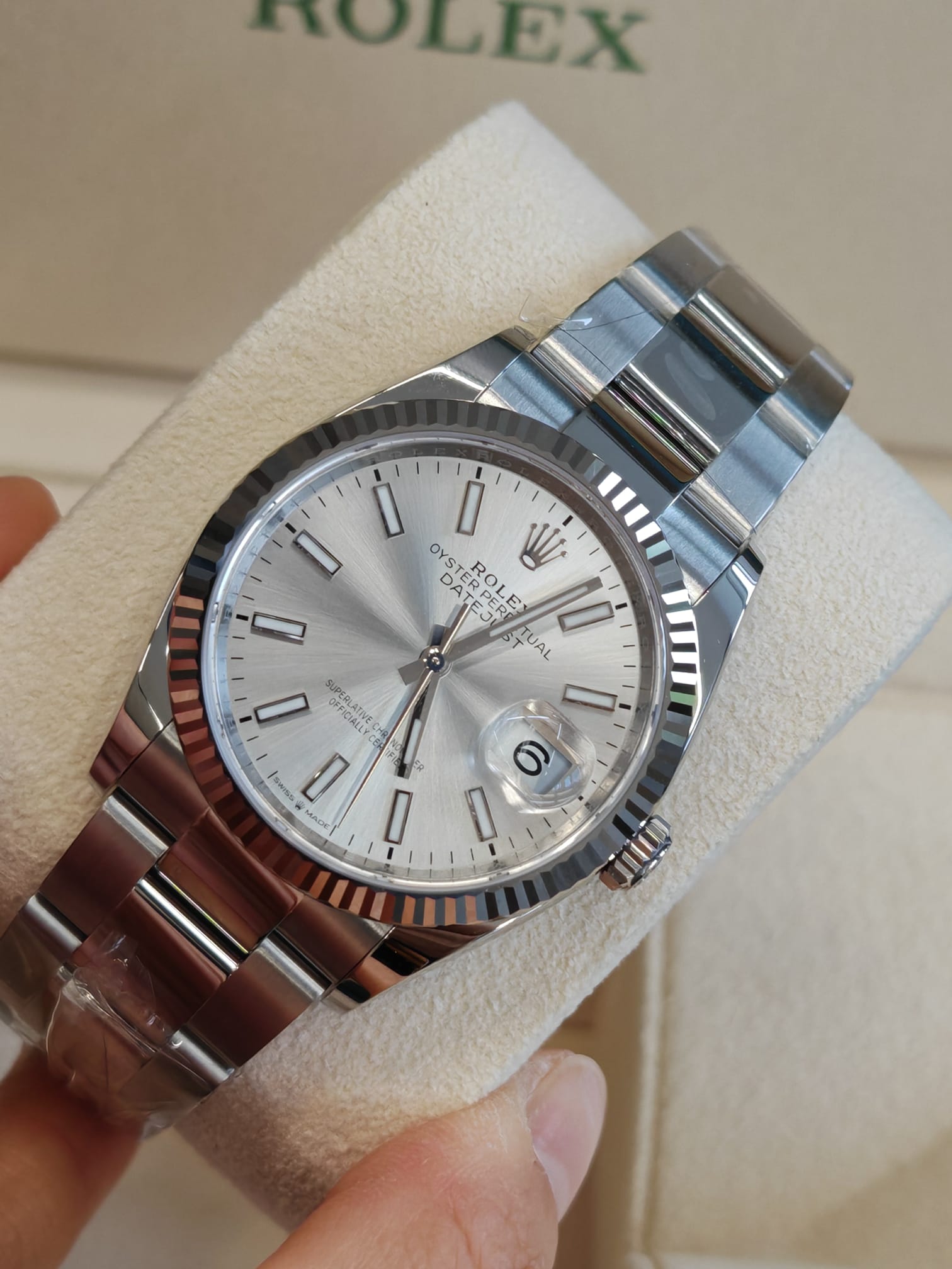 Rolex Datejust 36 126234 Silver Index Oyster 2025