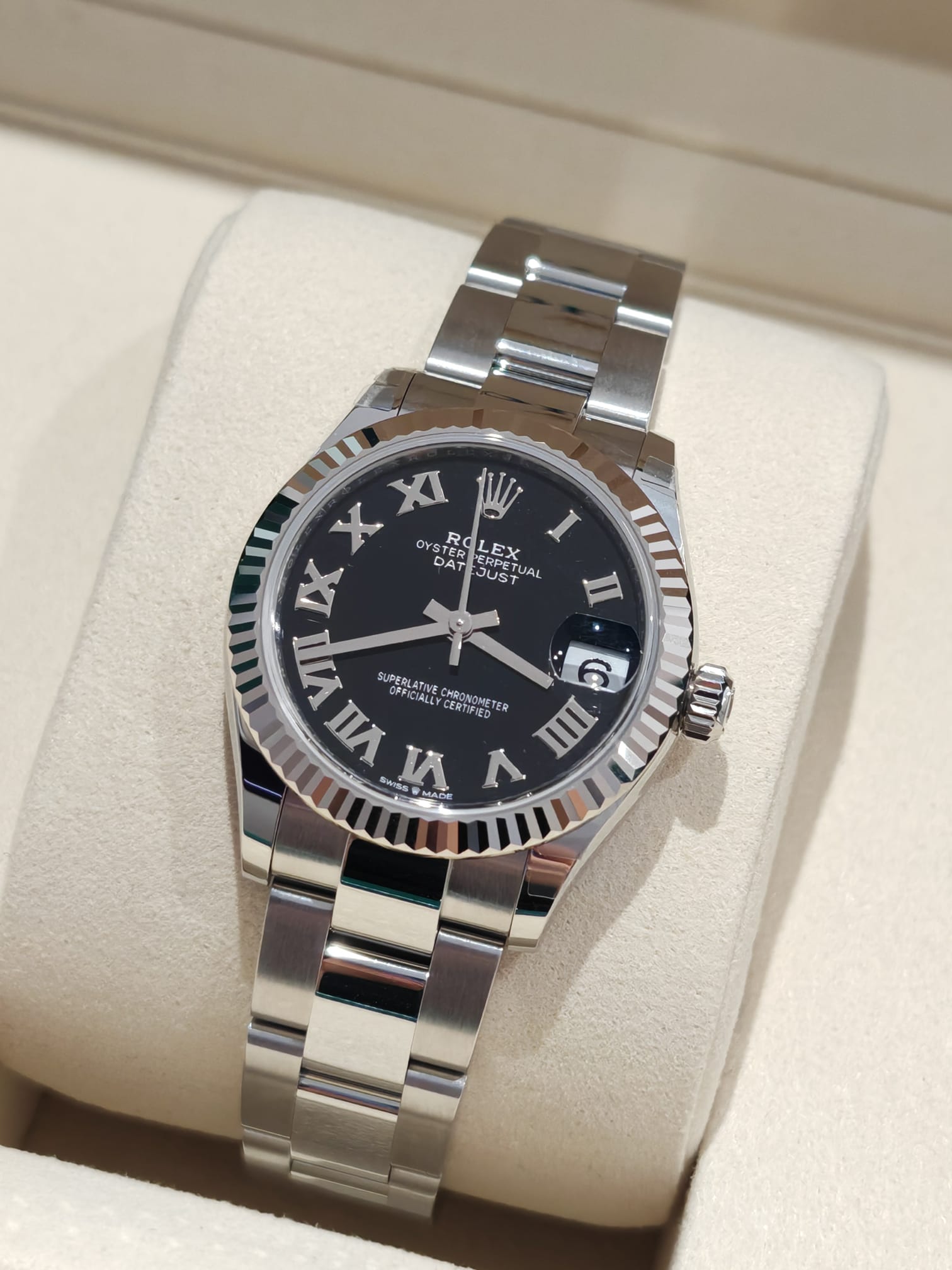 Rolex Datejust 31 278274 Black Roman Oyster 2025