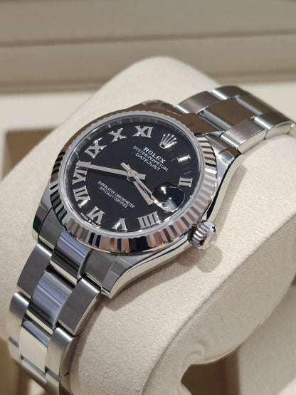 Rolex Datejust 31 278274 Black Roman Oyster 2025