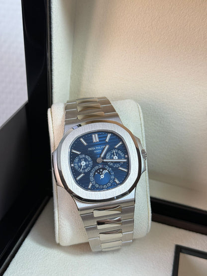 Patek Philippe 5740/1G-001 Nautilus Perpetual Calendar 5740 White Gold / Blue 2025