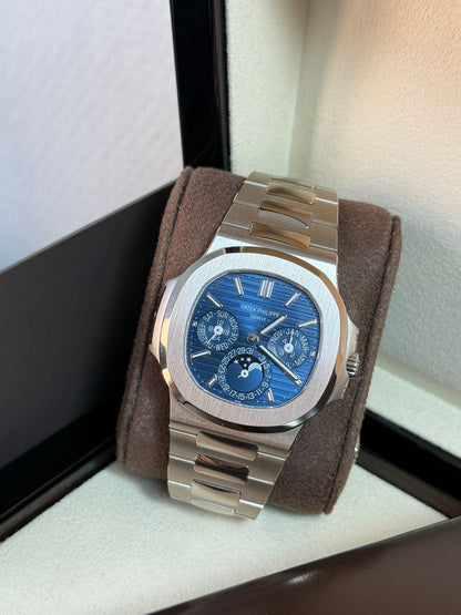 Patek Philippe 5740/1G-001 Nautilus Perpetual Calendar 5740 White Gold / Blue 2025