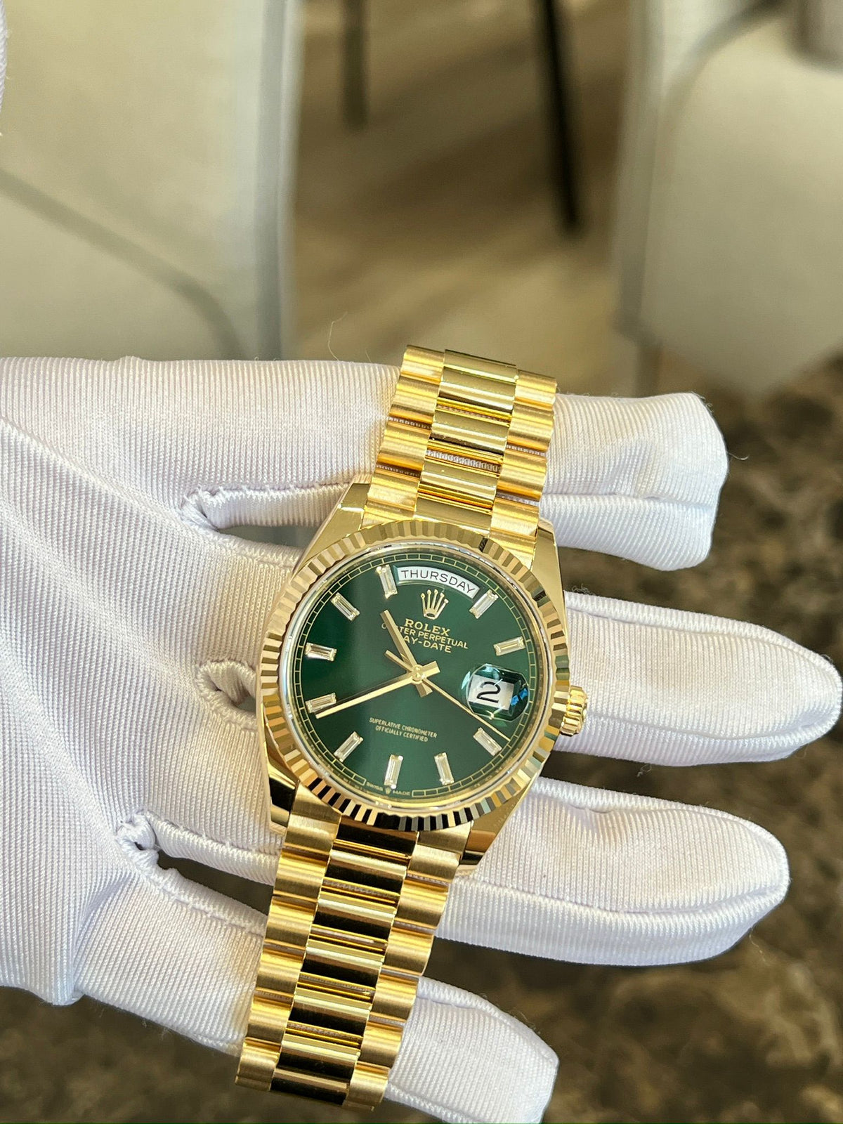 Rolex Day-Date 36 128238A Green 2026