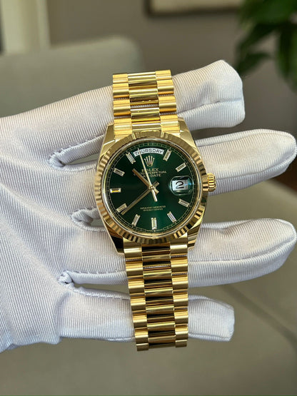 Rolex Day-Date 36 128238A Green 2025