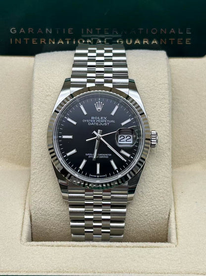 Rolex Datejust 36 126234 BLACK INDEX JUB