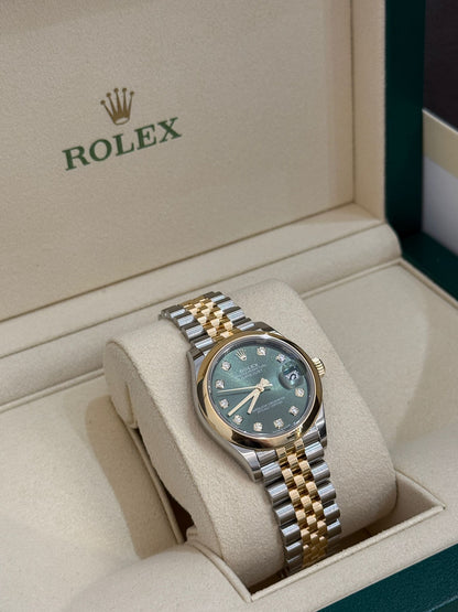 Rolex Datejust 31 278243G Green Jubilee 2025