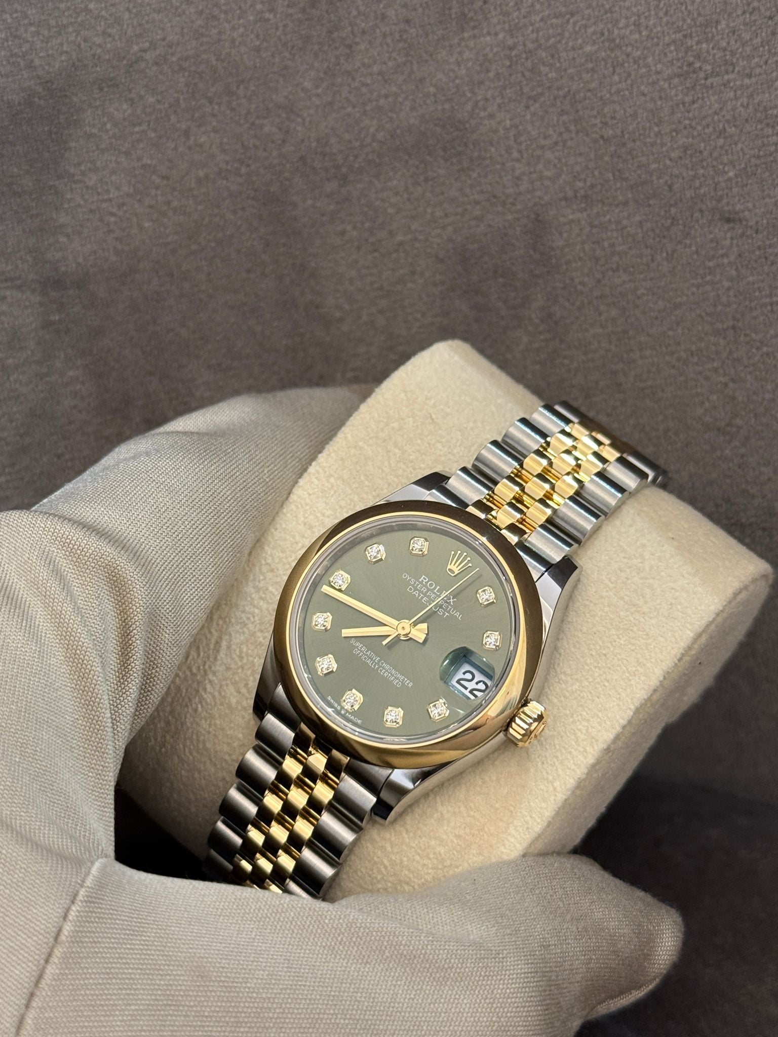 Rolex Datejust 31 278243G Green Jubilee 2025
