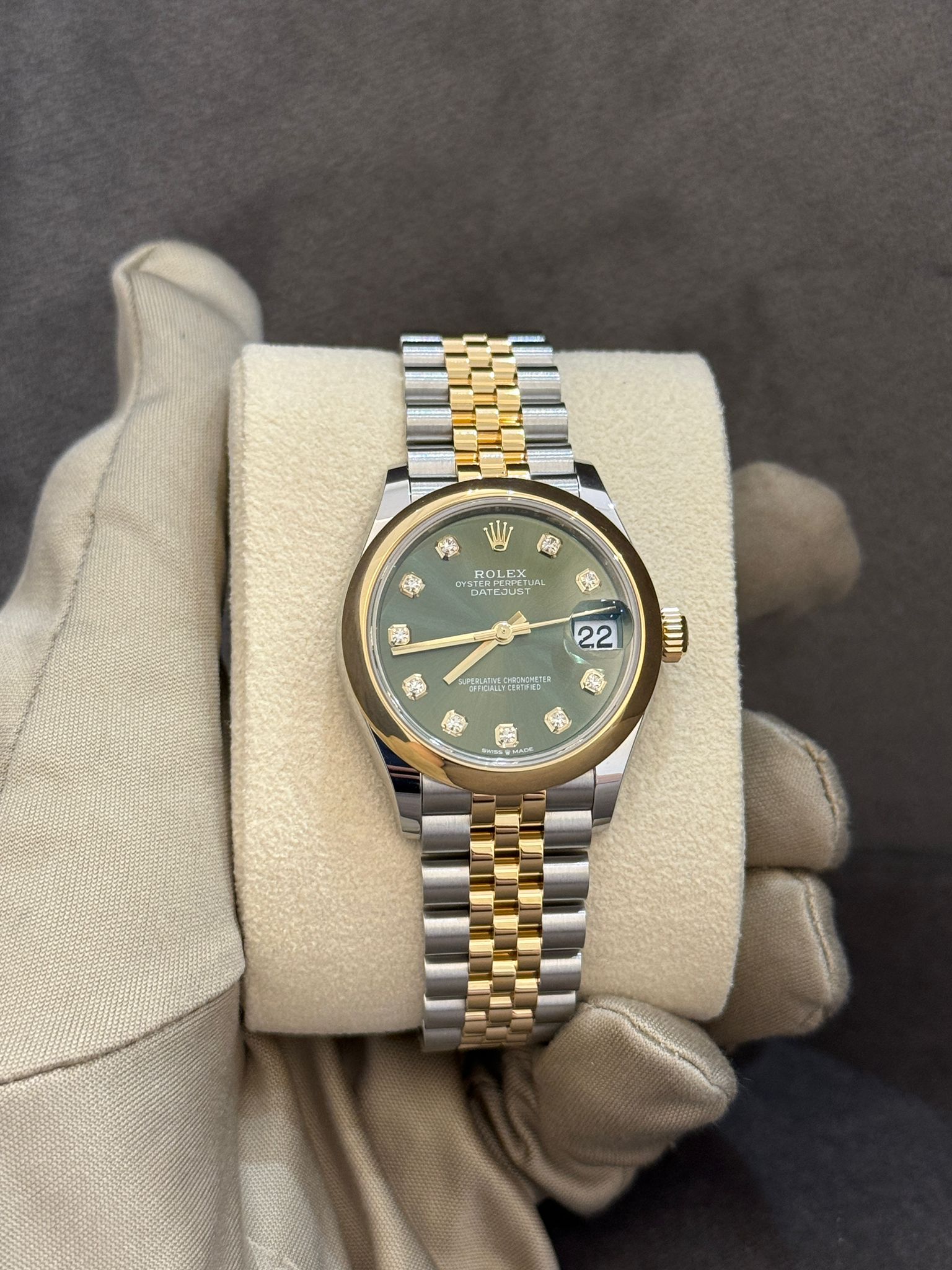 Rolex Datejust 31 278243G Green Jubilee 2025