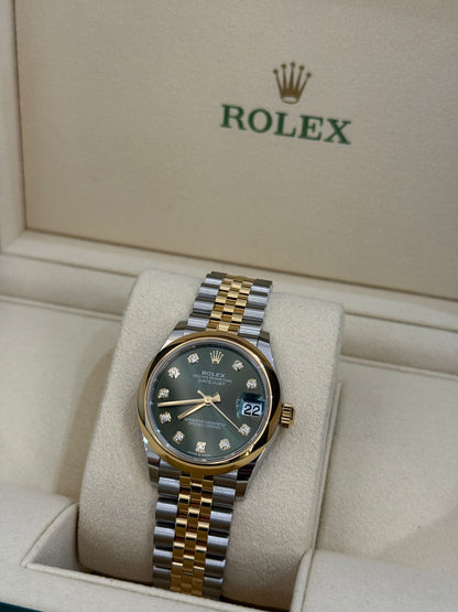 Rolex Datejust 31 278243G Green Jubilee 2025