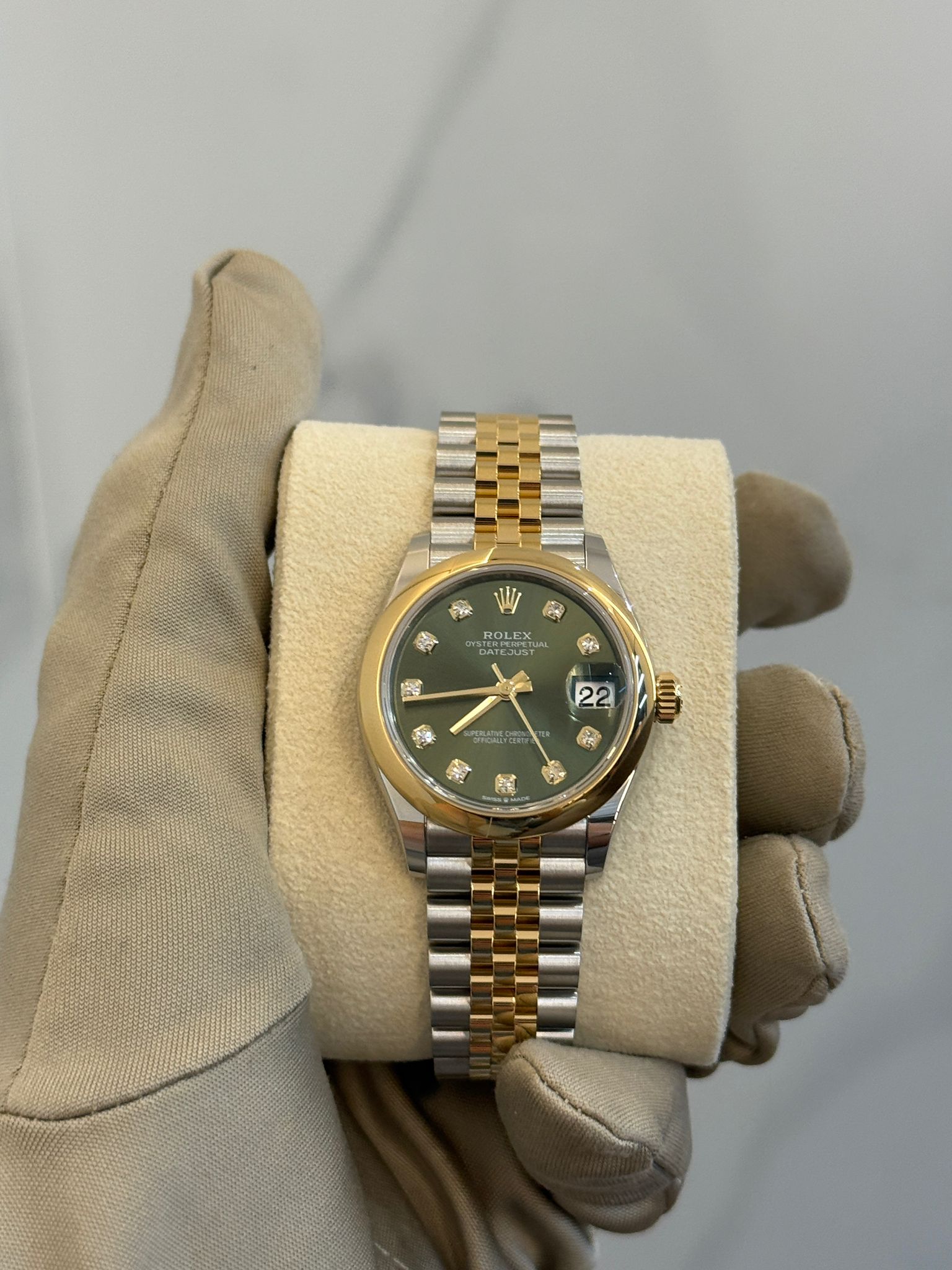 Rolex Datejust 31 278243G Green Jubilee 2025