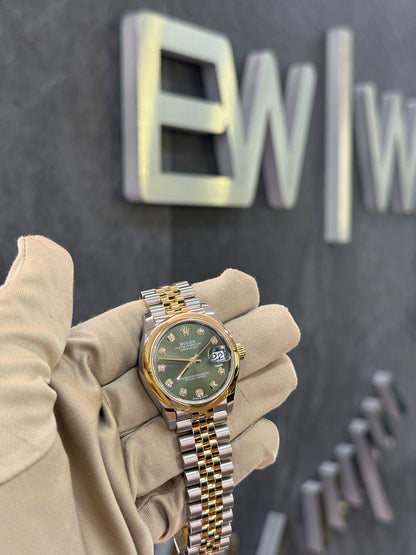 Rolex Datejust 31 278243G Green Jubilee 2025