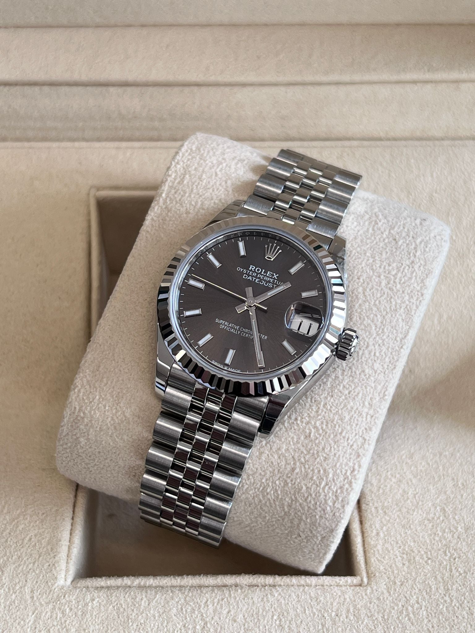 Rolex Datejust 31 278274 Grey Index Jubilee 2025