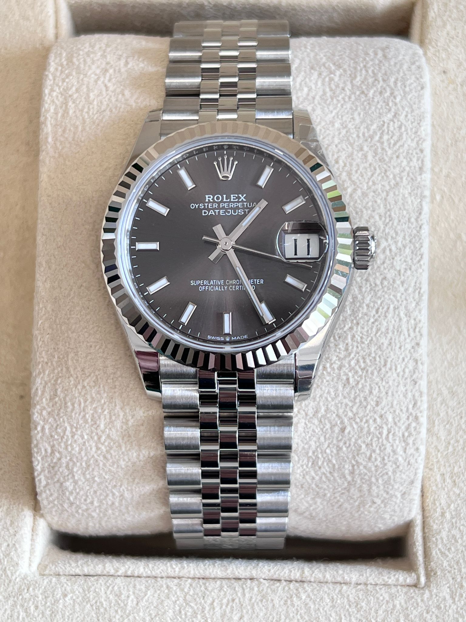 Rolex Datejust 31 278274 Grey Index Jubilee 2025