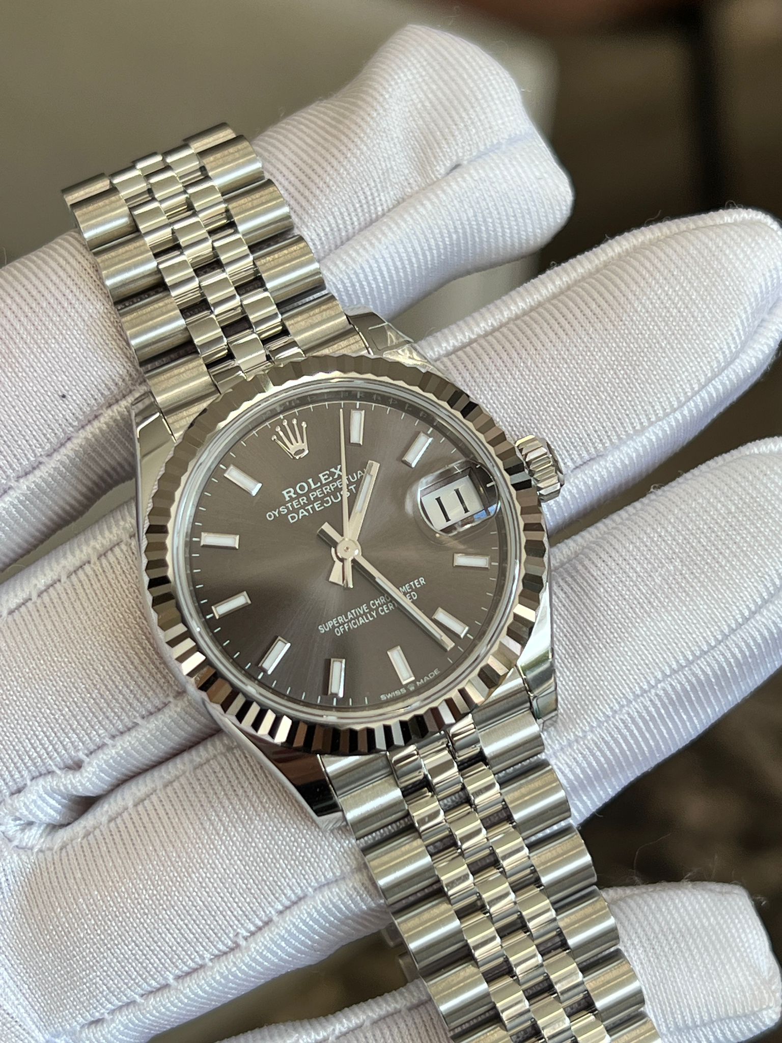 Rolex Datejust 31 278274 Grey Index Jubilee 2025