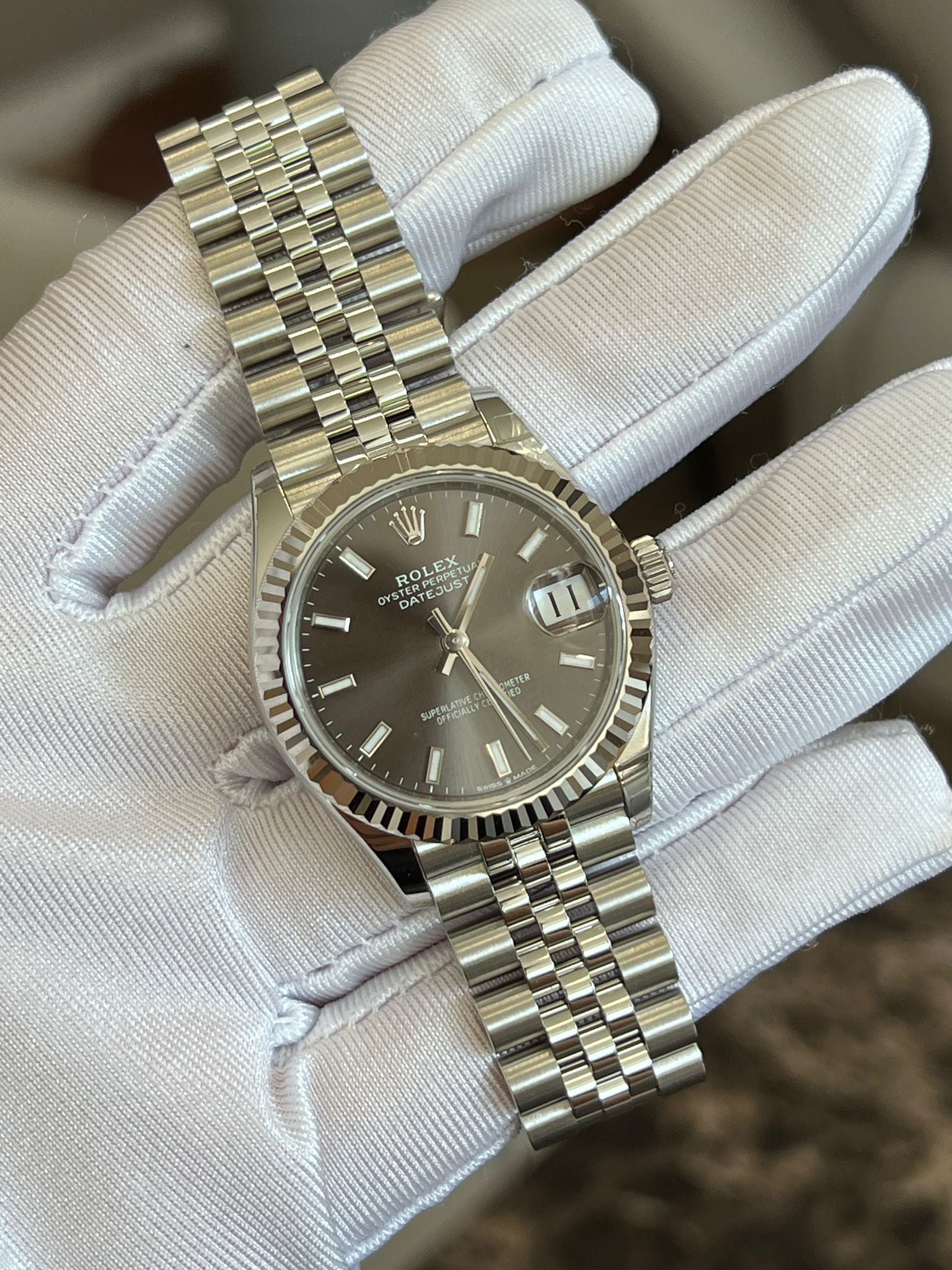Rolex Datejust 31 278274 Grey Index Jubilee 2025