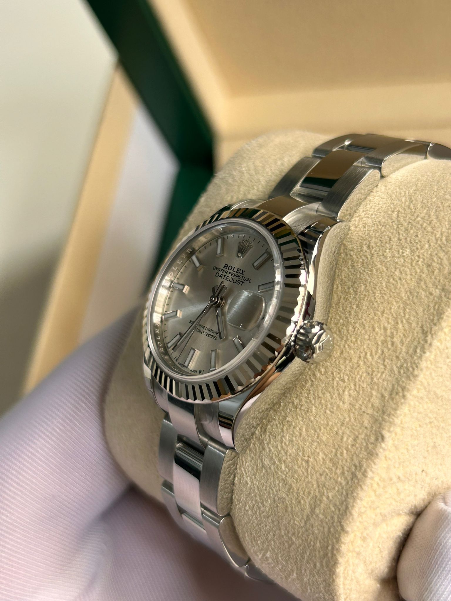 Rolex Lady-Datejust 279174 Silver Index Oyster 2025