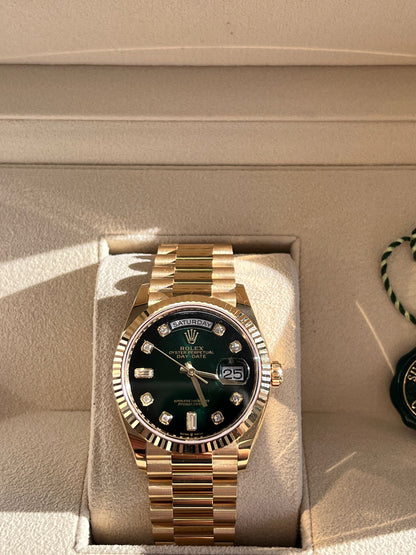 Rolex Day-Date 36 128238G GREEN OMBRE
