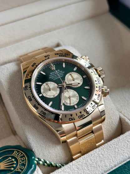 Rolex Cosmograph Daytona 126508 Green and Golden 2025