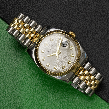 Rolex Datejust 36 116233 White Computer Naked