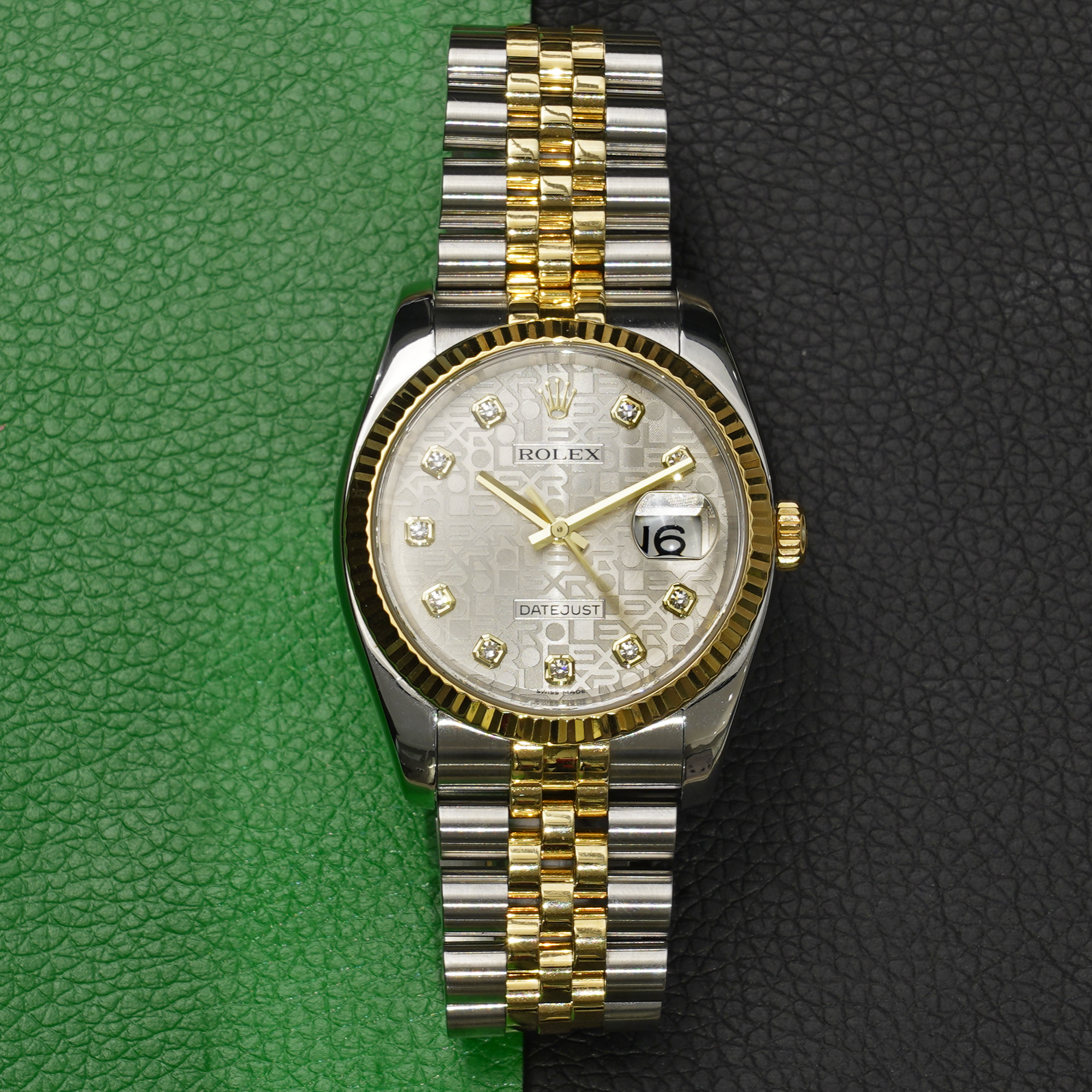 Rolex Datejust 36 116233 White Computer Naked