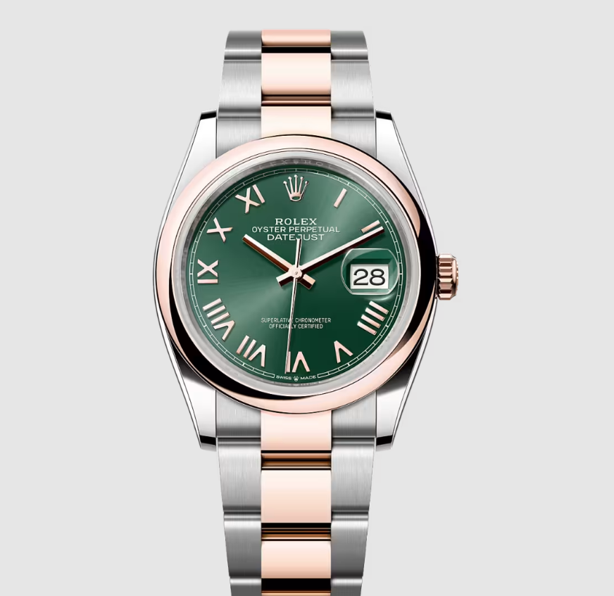 Rolex Datejust 36 126201 New Green Roman Oyster 2026