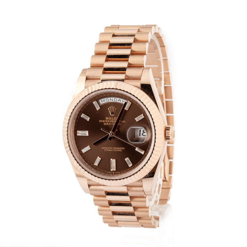 Rolex Day-Date 40 228235 Brown 2020 Full Set
