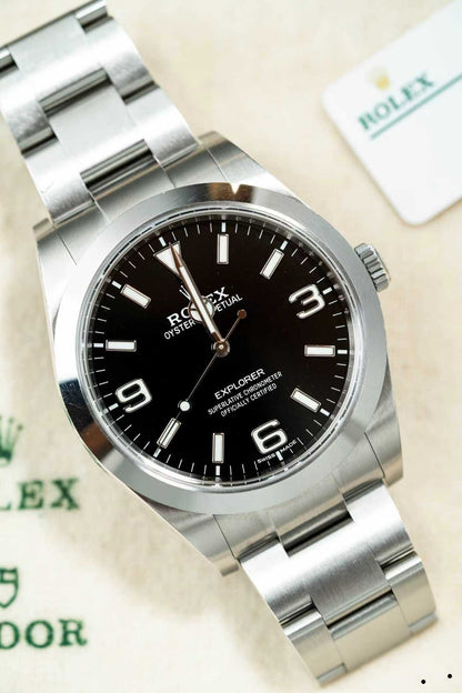 Rolex Explorer 214270 Black 2017 Full Set